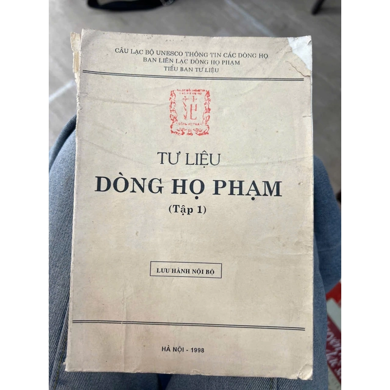 Tư liệu dòng họ Phạm - Tập 1 .8 336249