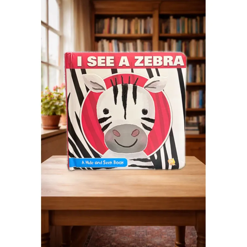 Board book I SEE A ZEBRA – SÁCH TRỐN TÌM SIÊU VUI CHO BÉ YÊU! 927633