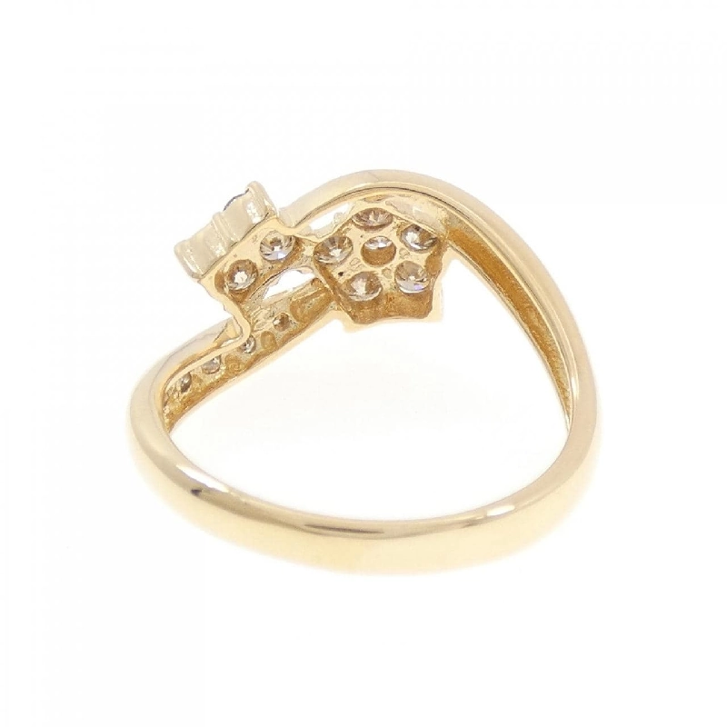 Nhẫn kim cương hoa K18YG 0.50CT - Hàng hiệu Authentic 848660