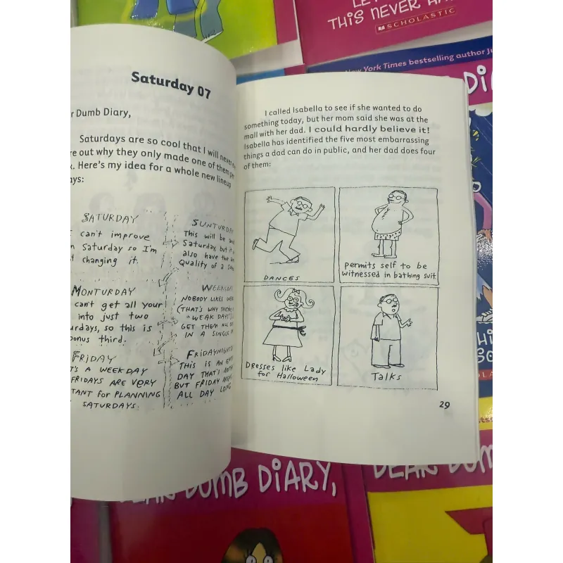 Sách tiếng anh - DEAR DUMB DIARY 12 CUỐN, Nhật Ký Ngốc xít 12 cuốn tặng audio 970771