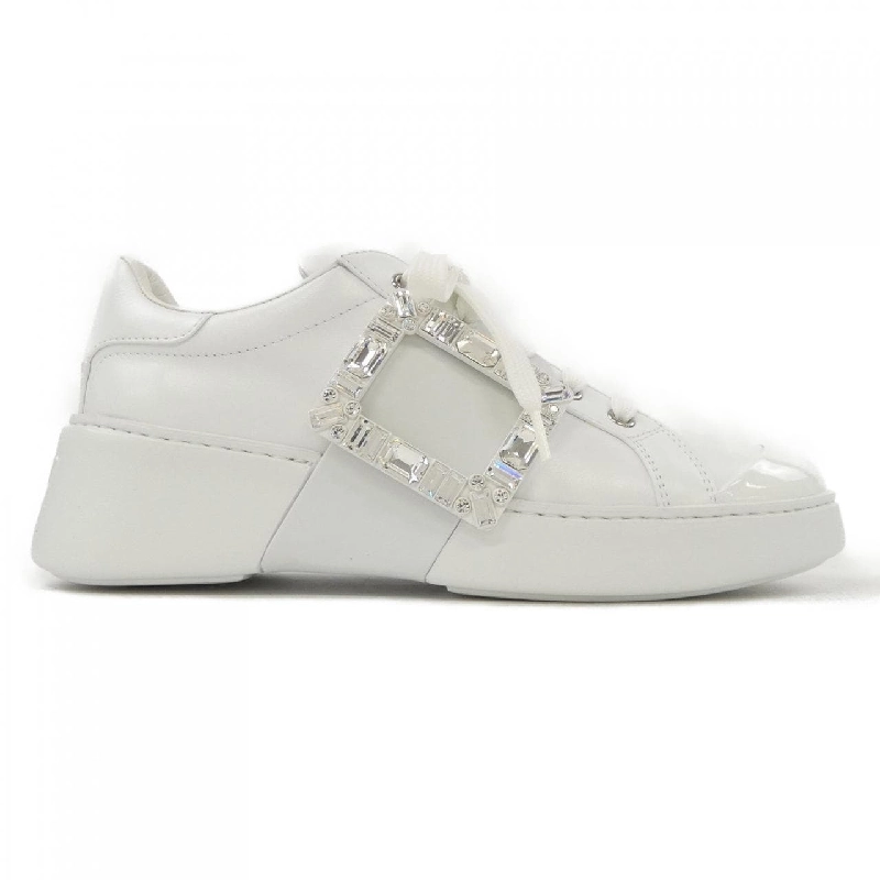 Giày sneaker ROGER VIVIER Viv Skate Strass Buckle - Hàng hiệu Authentic 828252