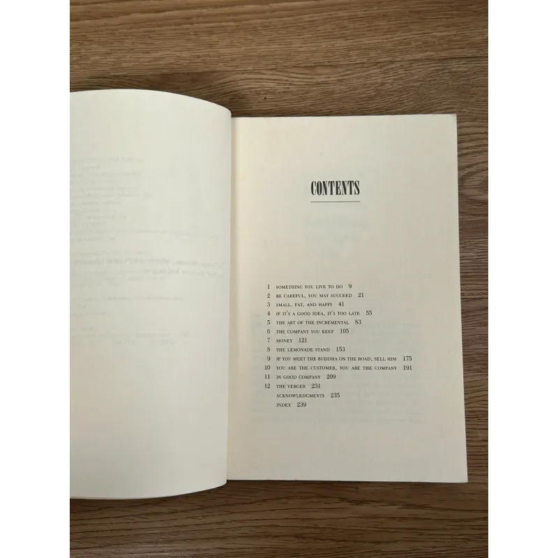 Growing a Business	- Paul Hawken 782893