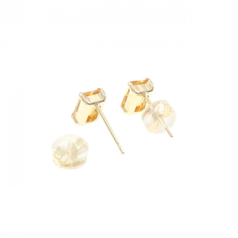 K18YG Citrine Earrings - Hàng hiệu Authentic 869862