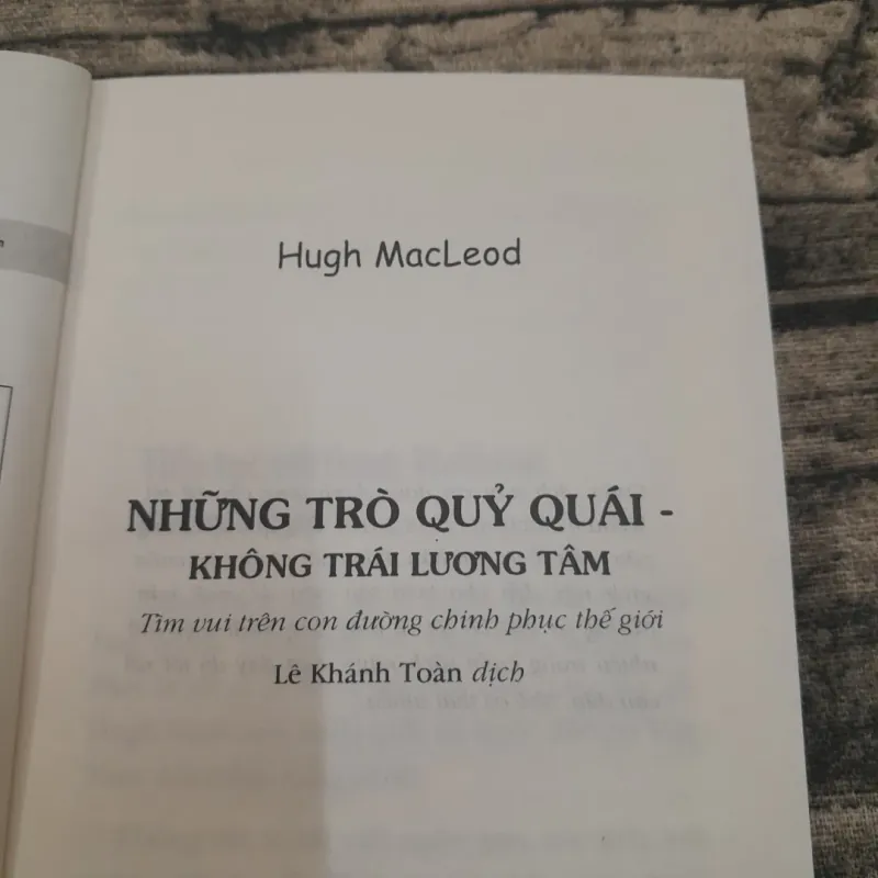 Những trò quỷ quái không trái lương tâm. T giả Hugh Macleod 747006