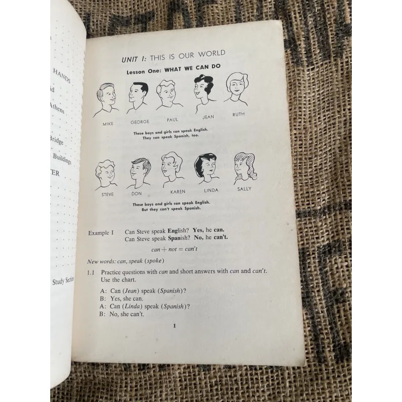 English for today 1,2; xuất bản 1960s 1017698