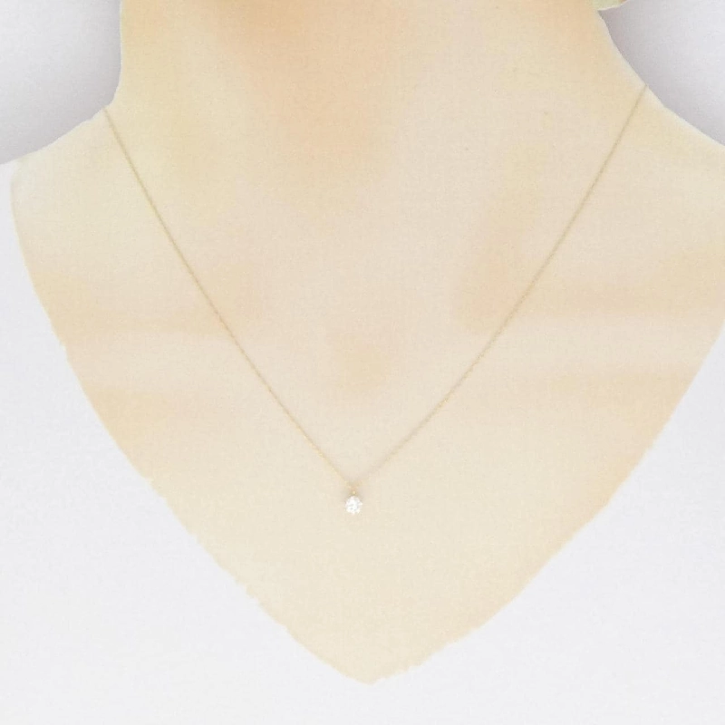 K18YG Solitaire Dây chuyền kim cương 0.15CT - Hàng hiệu Chính hãng 862467