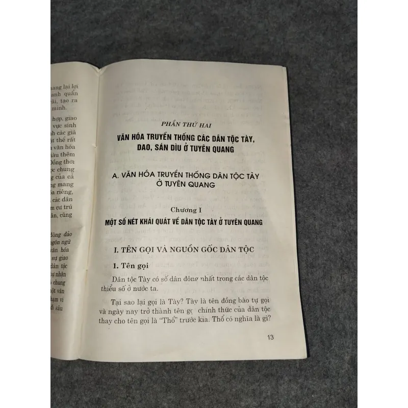 VĂN HOÁ TRUYỀN THỐNG CÁC DÂN TỘC TÀY, DAO, SÁN DÌU Ở TUYÊN QUANG 936795