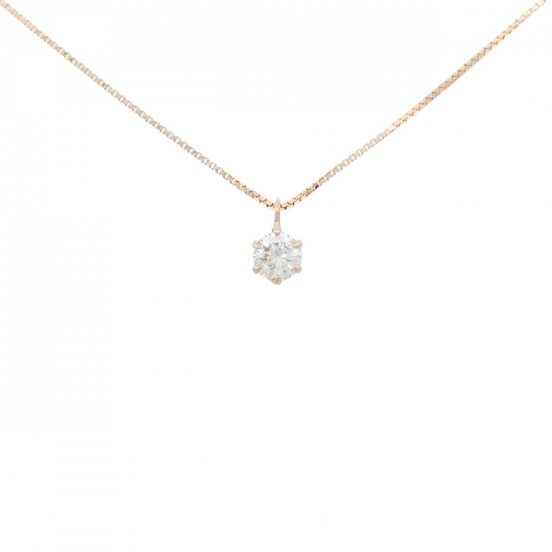 K18YG Solitaire Dây chuyền kim cương 0.229CT - Hàng hiệu Chính hãng 859887