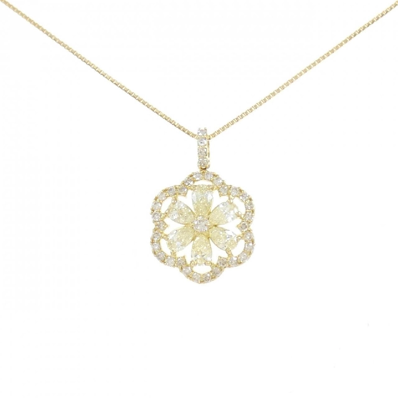 K18YG Dây chuyền kim cương 0.70CT - Hàng hiệu Authentic 861147