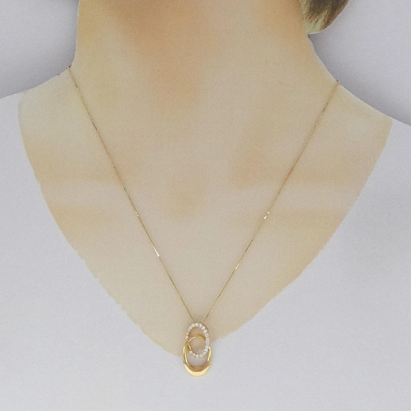 K18YG Dây chuyền kim cương 0.30CT - Hàng hiệu Chính hãng 862684