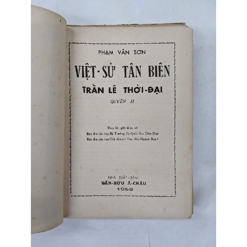 Việt sử tân biên tập 1 + 2 - Phạm Văn Sơn bản in đầu 127029