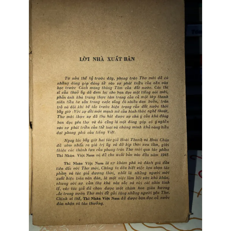 Thi nhân Việt Nam - Hoài Thanh - Hoài Chân 932651