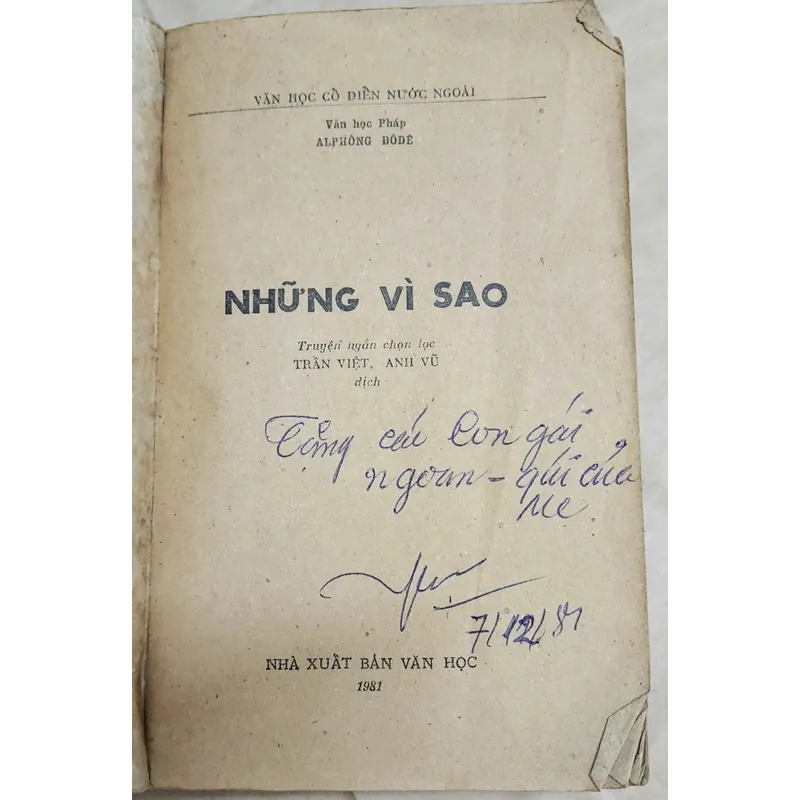 Truyện ngắn chọn lọc của Alphonse Daudet: NHỮNG VÌ SAO 717970
