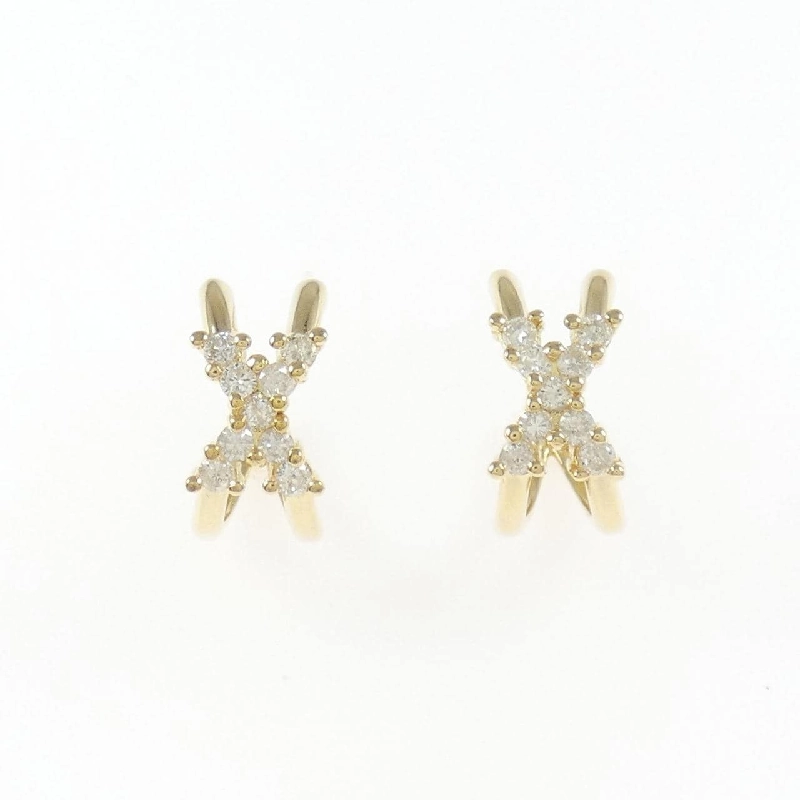 K18YG Bông tai kim cương 0.30CT - Hàng hiệu Chính hãng 868411