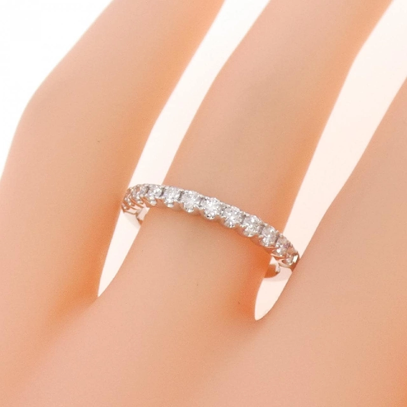 Nhẫn kim cương K18WG Half Eternity 0.30CT - Hàng hiệu Chính hãng 849660