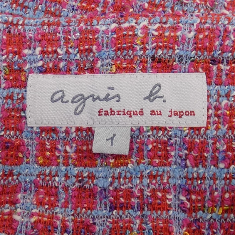 【Mã giảm giá】Áo khoác không cổ Agnes.b 640261