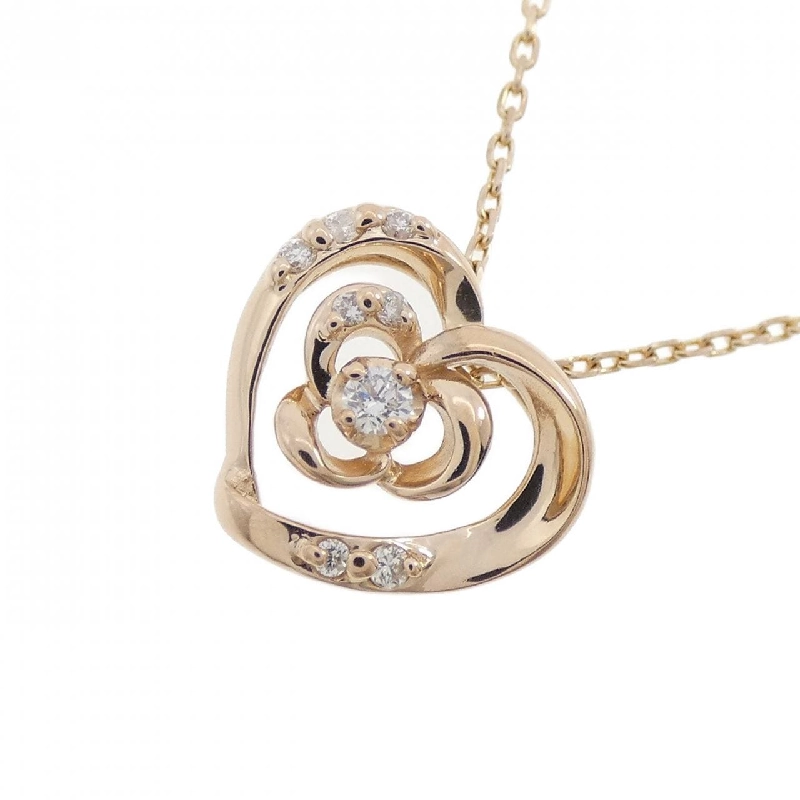 Dây chuyền kim cương hình trái tim Vandome - Hàng hiệu Authentic 845767