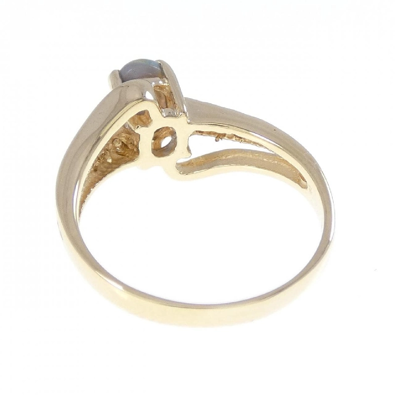 Nhẫn opal đen 14KYG/14KWG - Hàng hiệu Authentic 850988