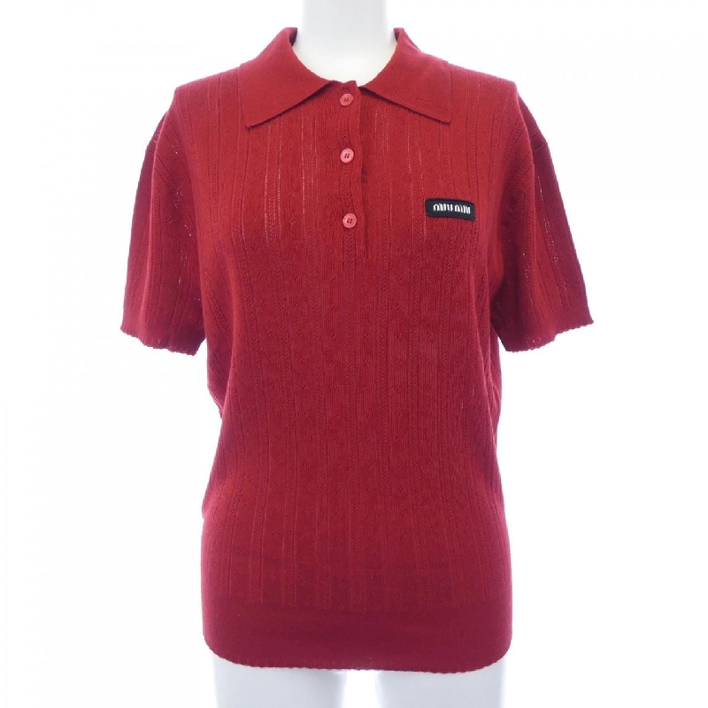 Áo polo MIU MIU MIU MIU logo MMLA39 SOOO 159H - Hàng hiệu Authentic 808751
