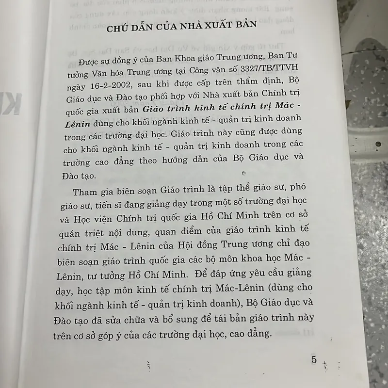 Kinh tế chính trị Mác - Lê nin 447801