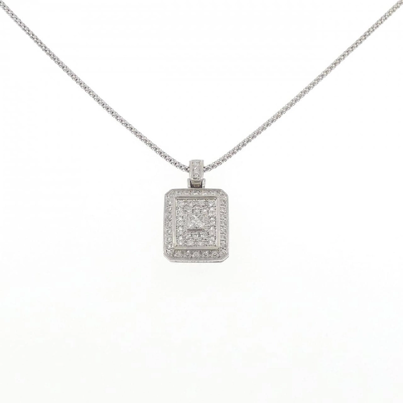 Dây chuyền kim cương hồng PT900/PT850 0.32CT - Hàng hiệu Authentic 858055
