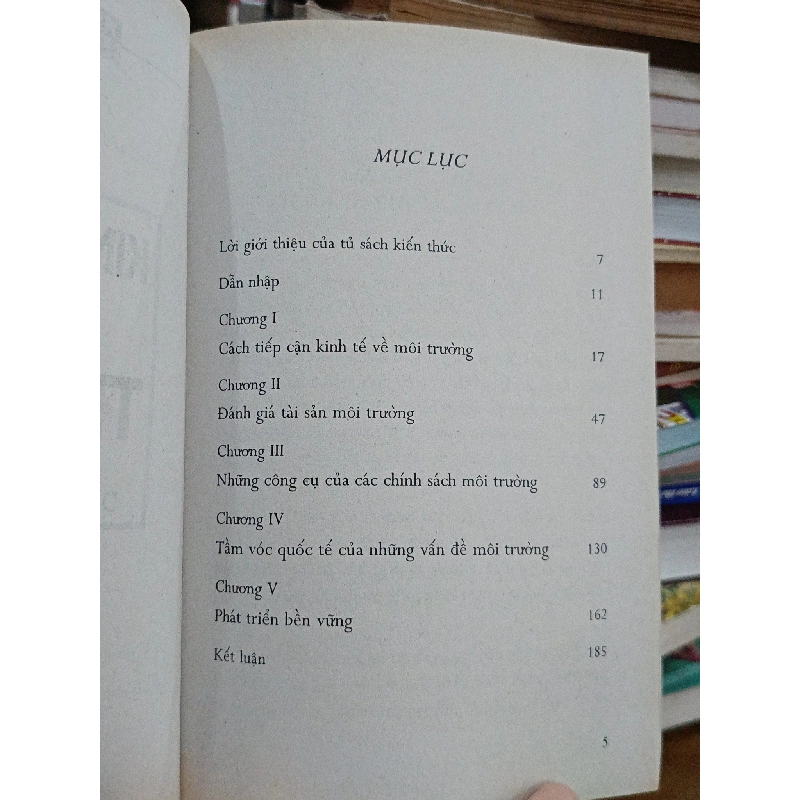 Kinh tế học môi trường - Philippe Bontems, Gilles Rotillon (Nguyễn Đôn Phước dịch) 958411