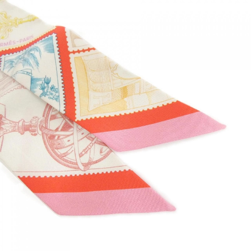 【Sản phẩm chưa sử dụng】Hermès LA PHILATELISTE DU FAUBOURG Twilly 064205S khăn quàng 623557