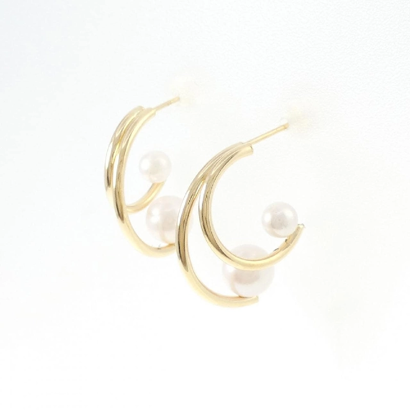 K18YG Bông tai ngọc trai Akoya - Hàng hiệu Authentic 866188