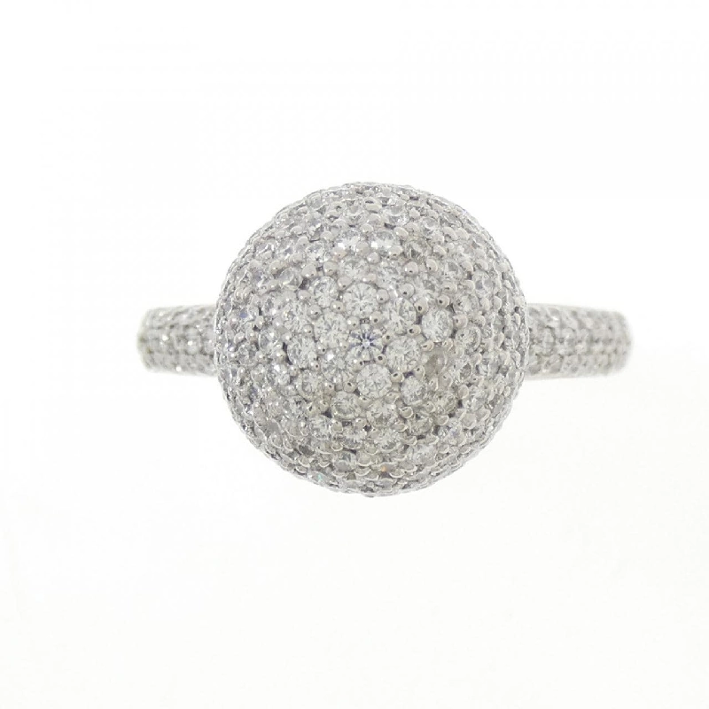 Nhẫn kim cương 750WG Pavé 1.18CT 671362