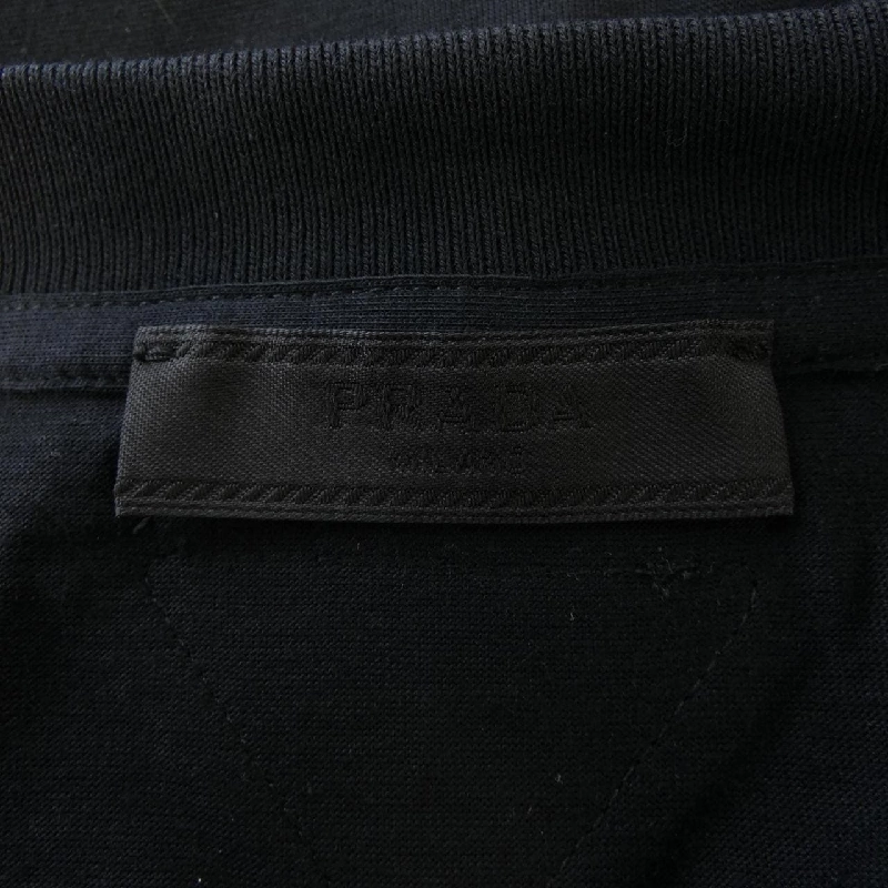 Áo thun PRADA logo hình tam giác UJM493 S181 ILK - Hàng hiệu Chính hãng 901338