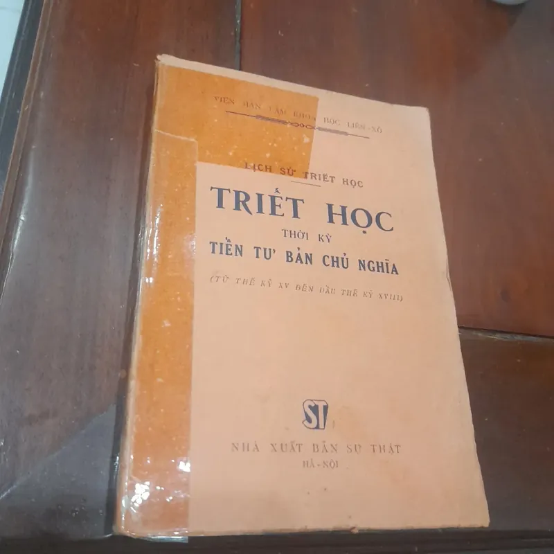 TRIẾT HỌC thời kỳ TIỀN TƯ BẢN CHỦ NGHĨA (xuất bản năm 1960) 714627