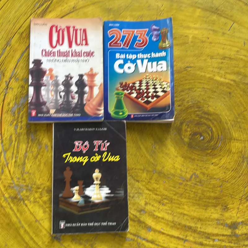 COMBO CỜ VUA: CHIẾN THUẬT KHAI CUỘC NHỮNG ĐIỀU PHẢI NHỚ, 273 bài tập thực hành, BỘ TỨ CV 937468