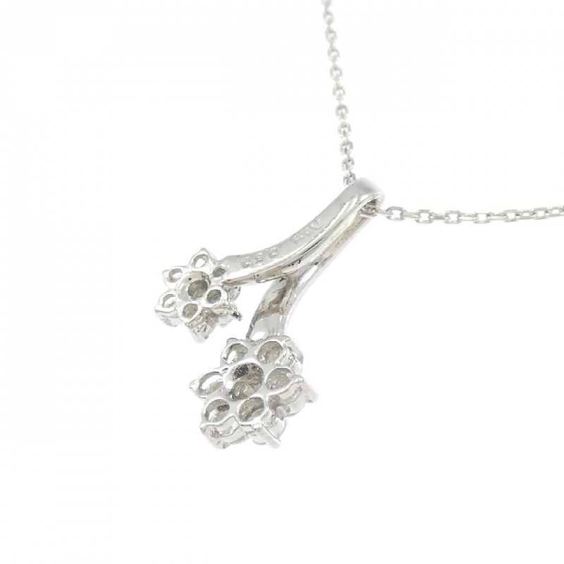 Dây chuyền kim cương hoa PT900/PT850 0.50CT - Hàng hiệu chính hãng 846839