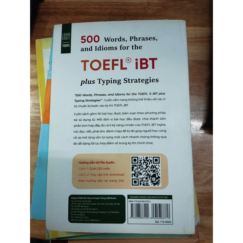 Sách học Tiếng Anh - 500 Words, Phrases, and Idioms for the TOEFL iBT - Bruce Stirling 533631