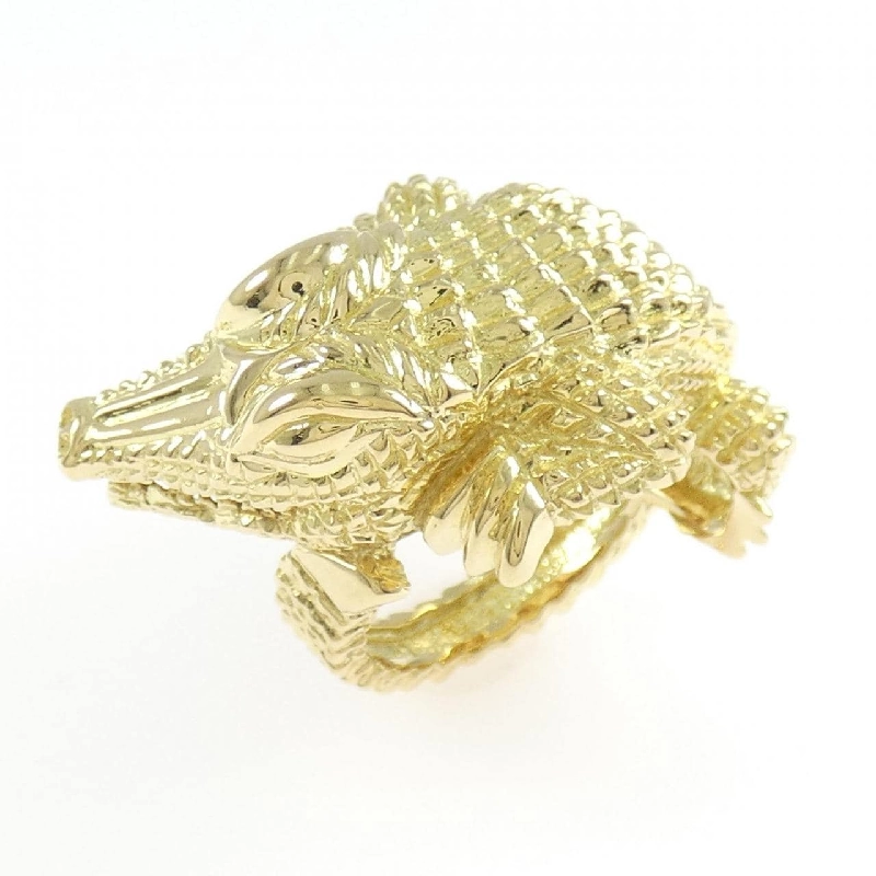 Nhẫn K18YG Cá Sấu - Hàng hiệu Chính hãng 853767