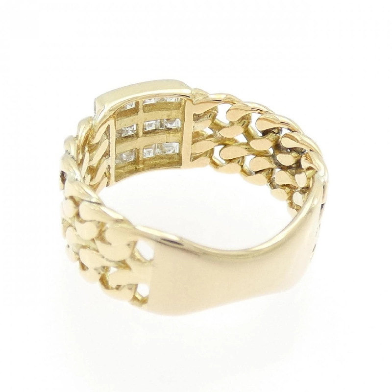 Nhẫn kim cương K18YG 0.46CT 666100