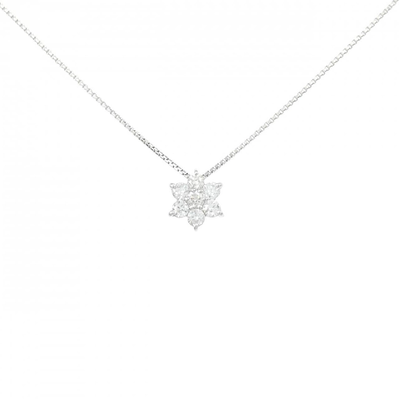 Dây chuyền kim cương hoa PT900/PT850 0.30CT - Hàng hiệu Chính hãng 857631