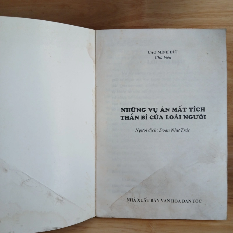 Những Vụ Mất Tích Thần Bí Của Loài Người - Cao Minh Đức 444513