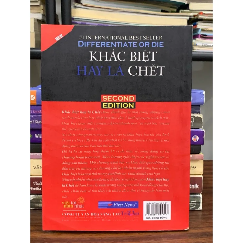Khác biệt hay là chết (Differentiate or Die) — Jack Trout & Steve Rivkin 576766