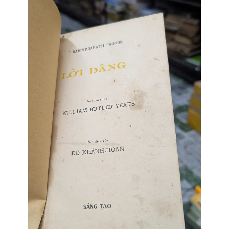 LỜI DÂNG - RABINDRANATH TAGORE 149146