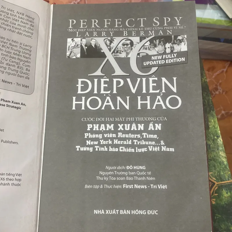 X6 Điệp Viên Hoàn Hảo  - Larry Barman (Phạm Xuân Ẩn ) ( bìa cứng ) 412069