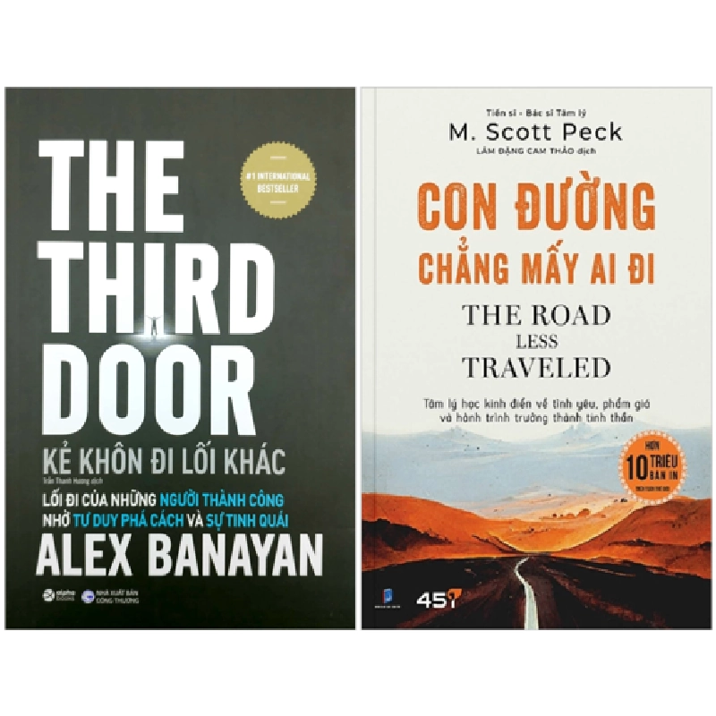Combo Sách Kẻ Khôn Đi Lối Khác - The Third Door + Con Đường Chẳng Mấy Ai Đi (Bộ 2 Cuốn) - Alex Banayan, M. Scott Peck 744432