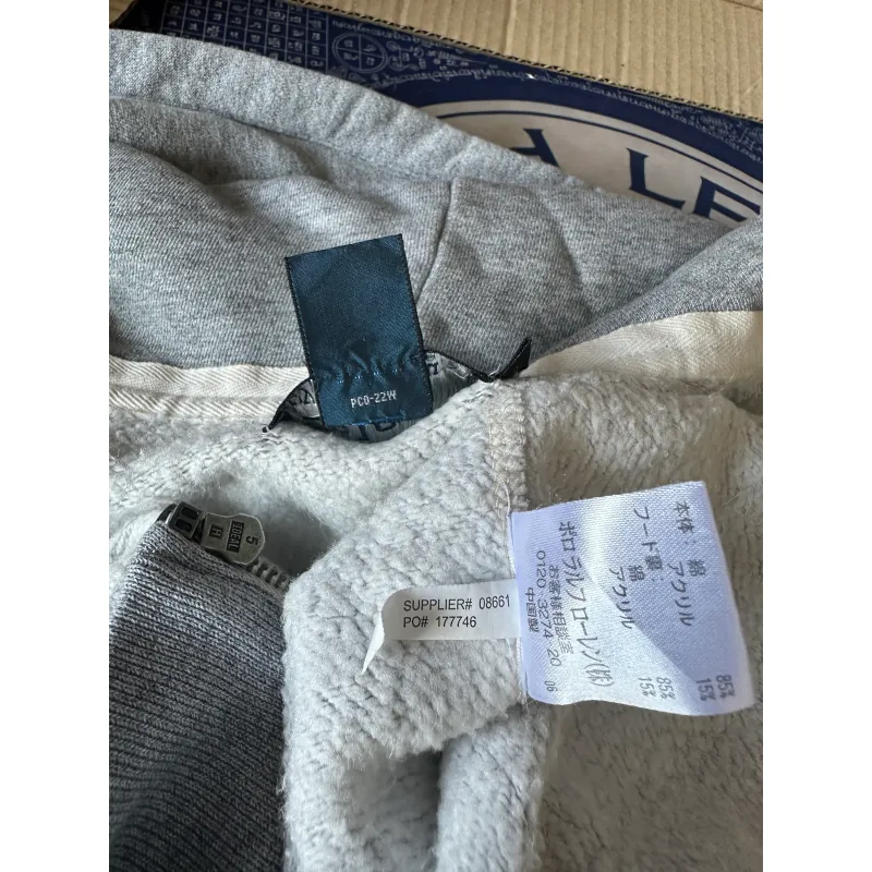 Áo hoodie zip RalphLauren 791810