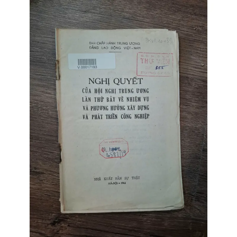 Nghị quyết của Hội nghị Trung ương lần thứ bảy về nhiệm vụ và phương hướng xây dựng 718391