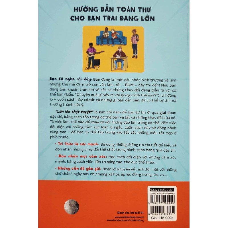 Cẩm Nang Tuổi Dậy Thì - Dành Cho Bạn Trai - Lớn Lên Thật Tuyệt - Scott Todnem, Anjan Sarkar 182411