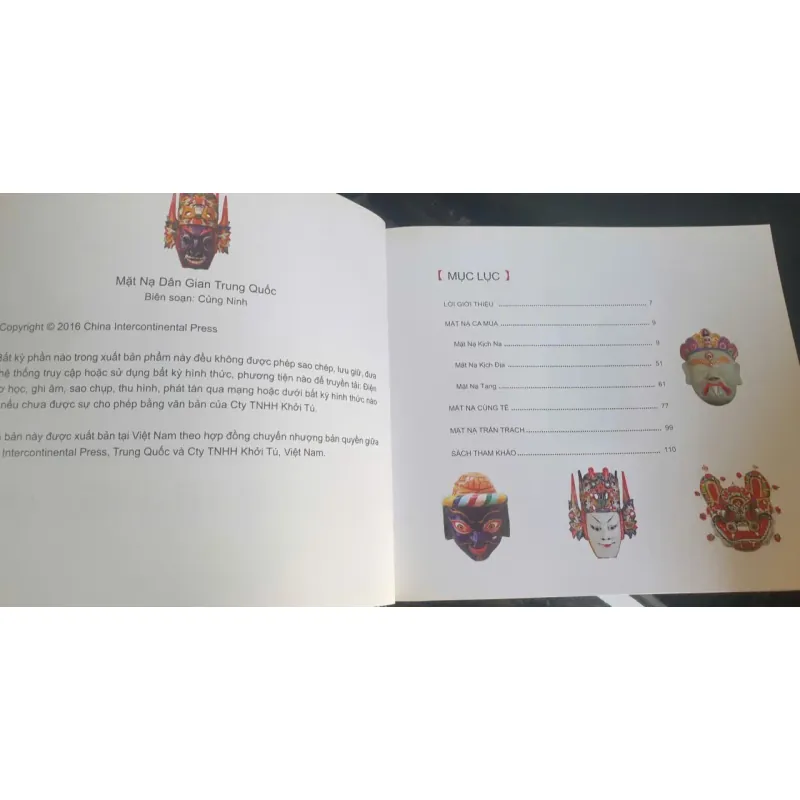 Mặt Nạ Dân Gian Trung Quốc - Củng Ninh sách nghệ thuật truyền thống 697352