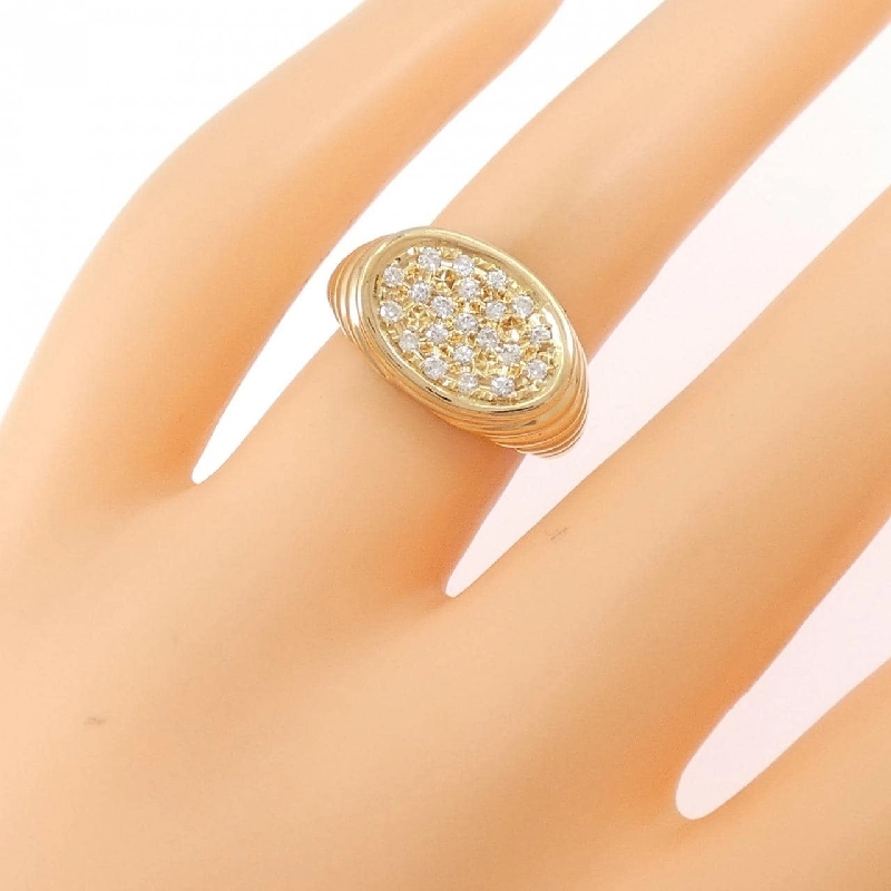 Nhẫn kim cương K18YG 0.25CT - Hàng hiệu Authentic 853868