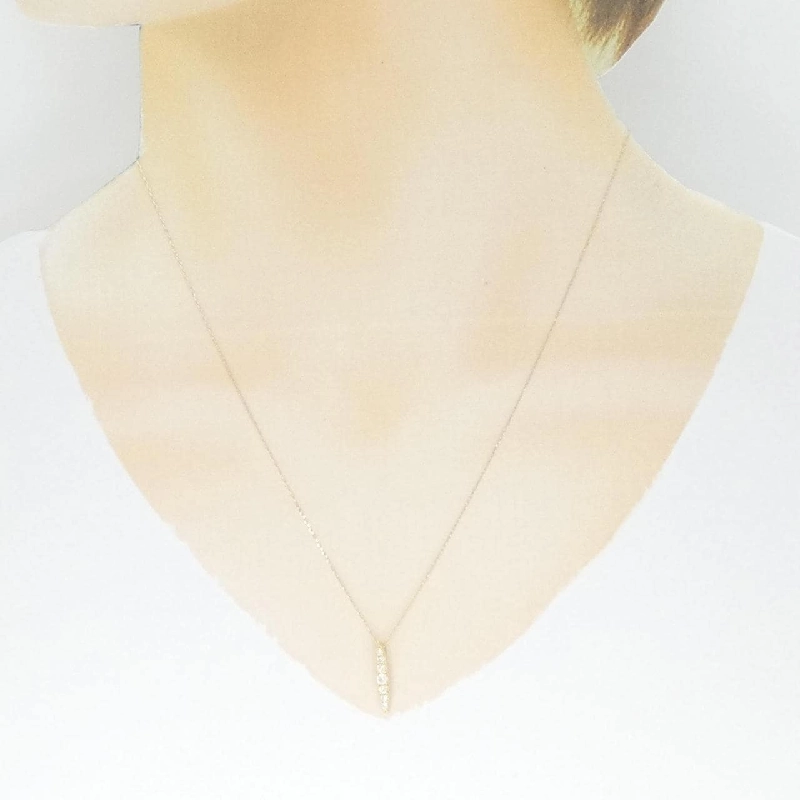 K18YG Dây chuyền kim cương 0.15CT - Hàng hiệu Chính hãng 865300