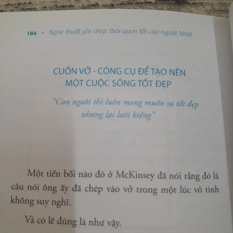 Nghệ thuật Ghi chép- Bí quyết thành công của Cty Mckinsey. Sachiyo Oshima 688812