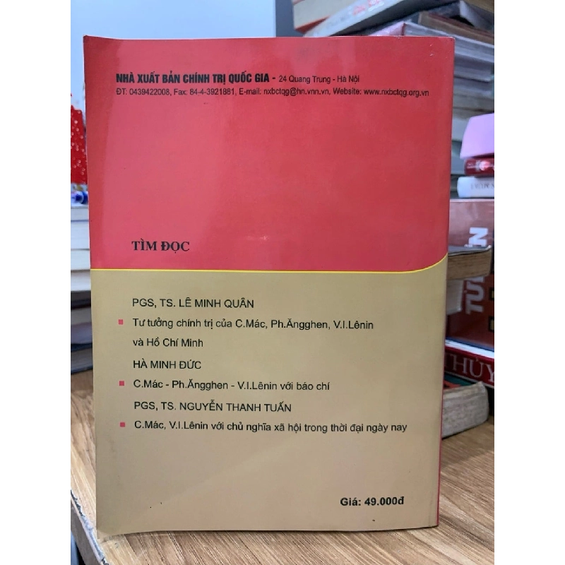 Giới thiệu một số tác phẩm của C.Mác ,PH.Ăngghen và V.I.Lênnin về chính trị 744948